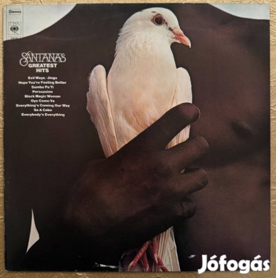 Santana Santanas Greatest Hits holland bakelit hanglemez LP