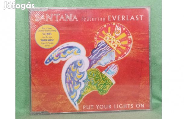 Santana feat. Everlast - Put Your Lights On maxi CD. /új,fóliás/