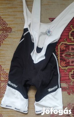 Santini kantáros kerékpáros nadrág Made in Italy