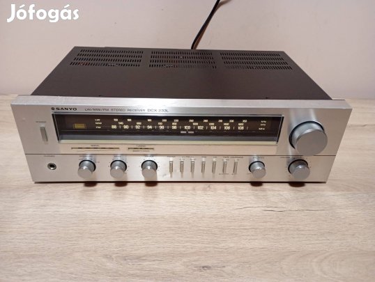 Sanyo DCX -233L Sztereó Receiver Erősítő Eladó Utánvéttel Is Küldöm