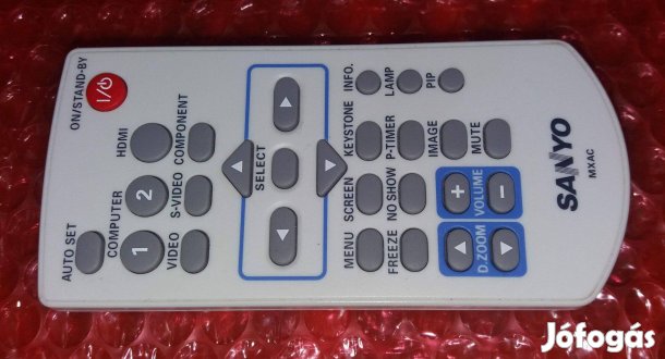 Sanyo Mxac projector projektor távirányító
