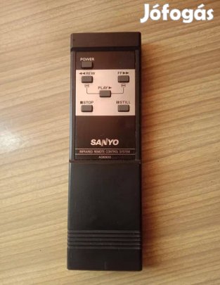 Sanyo VHS Videólejátszó A06900 Tipusú Távirányítója Eredeti