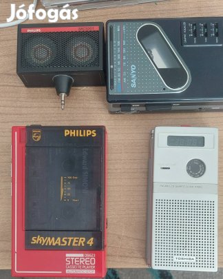 Sanyo  walkman, Philips,Toshiba rádió 