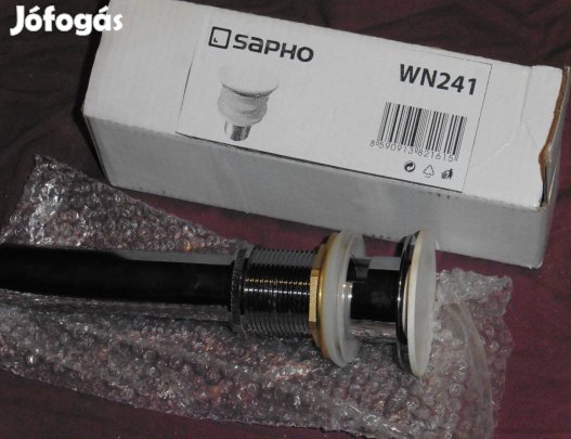 Sapho Twin Zárható Klik-Klak lefolyó, matt fehér WN241