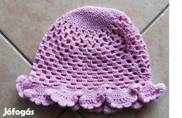 Sapka kötött Őszi / Tavaszi, kislány gyerek,gyermek