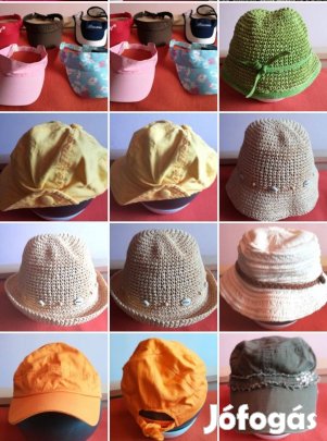 Sapkák,különböző árban, méretben és színben,nyári,újak!/72