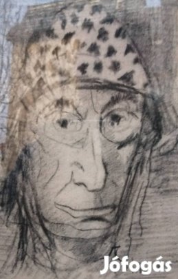 Sapkás férfi portré ja