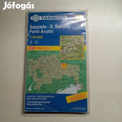 Sappada - S. Stefano Forni Avoltri túratérkép térkép