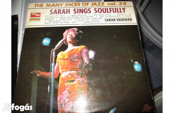 Sarah Vaughan bakelit hanglemez eladó