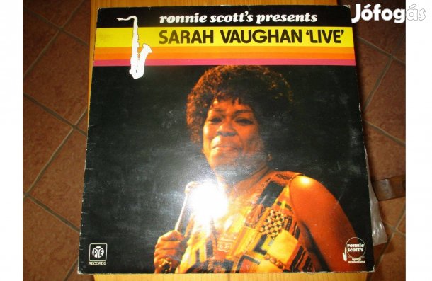 Sarah Vaughan live bakelit hanglemez eladó