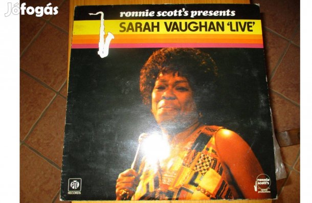 Sarah Vaughan live bakelit hanglemez eladó