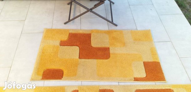 Sárga 2db darab szőnyeg szett egyben 7900Ft Siófok ingyen szállítás