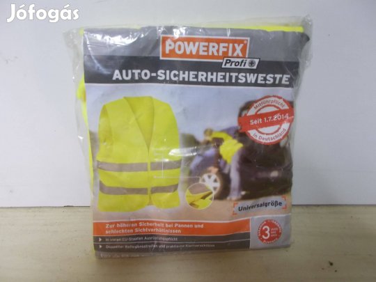 Sárga Biztonsági Fényvisszaverő mellény kötlező felszerelés!