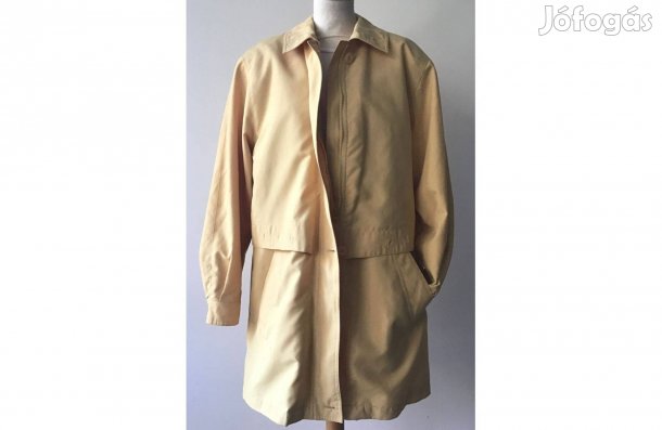 Sárga, női, olasz szép átmeneti kabát 42-es
