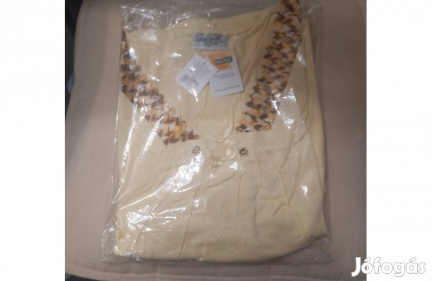 Sárga elöl hímzett XL hálóing