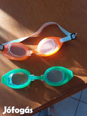 Sárga és zöld gyerek úszó szemüveg egybe a kettő