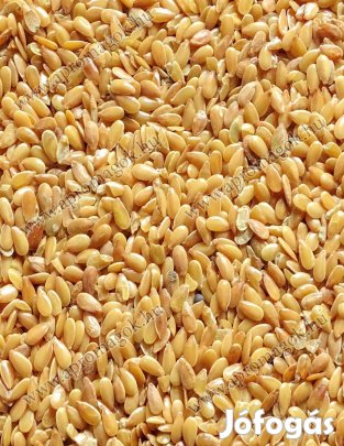 Sárga lenmag étkezési eladó, akár postai utánvétellel