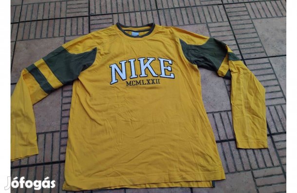 Sárga márkás pulóver XL