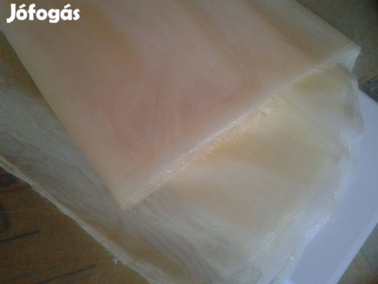 Sárga minta nélküli függöny (5,65 x 290cm)