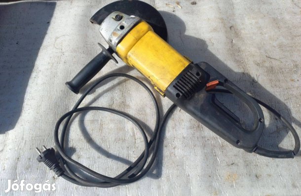 Sárga nagy flex, sarokcsiszoló