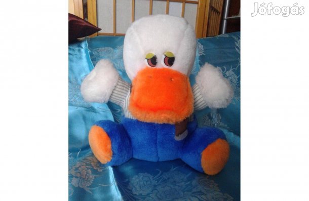 Sárga pihe-puha kis liba napszemüveggel 24x18 cm - 1750,-Ft