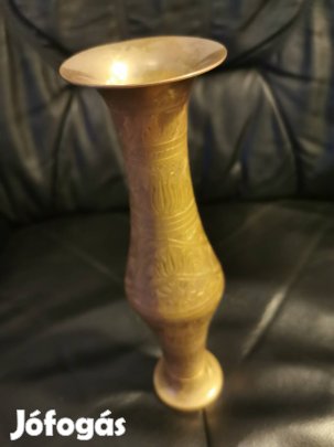 Sárga réz váza 