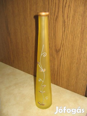 Sárga üvegváza