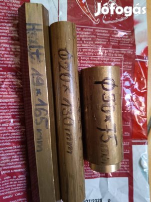 Sárgaréz anyag rövid darabok!