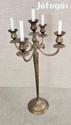 Sárgaréz gyertyatartó