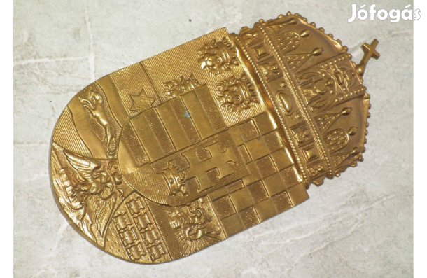 Sárgaréz magyar címer Történelmi Magyarország Nagy - Magyarország nr.4