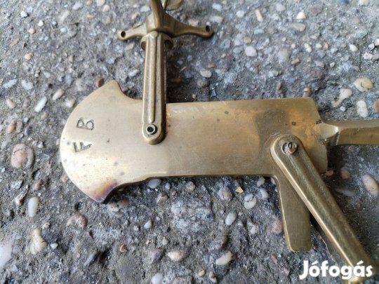 Sárgaréz mérleg Régi szép eredeti db