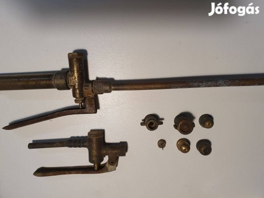 Sárgaréz permetező szár és egyéb alkatrészek