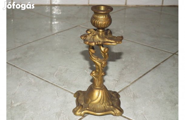 Sárgaréz réz éz gyertyatartó 3 db. egyben vagy külön