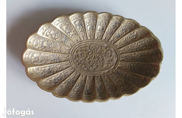 Sárgaréz tálka (8 x 12 cm)