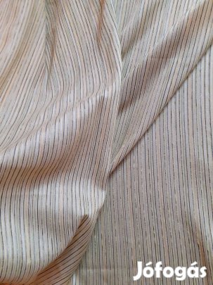 Sárgászöld új csíkos anyag (130 x 150 cm)