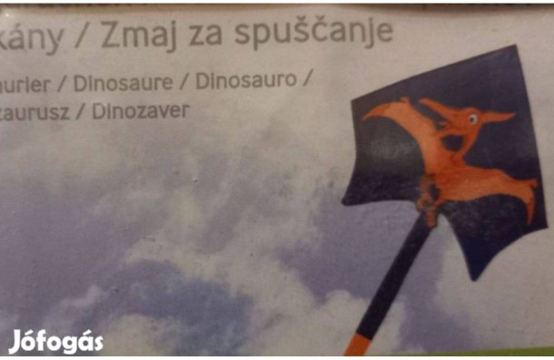 Sárkány eregető dinós mintával