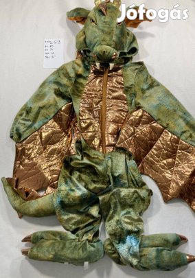 Sárkány jelmez, állat jelmez 4-6 év G9