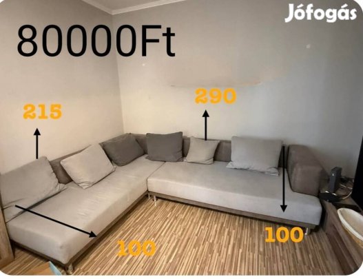 Sarok ágyazható kanapé