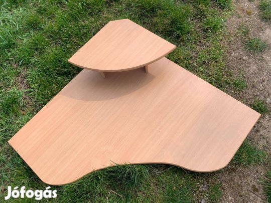 Sarok íróasztal LAP monitortartóval - ingyen