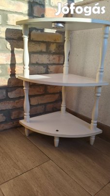 Sarok nyitott polcos szekrény