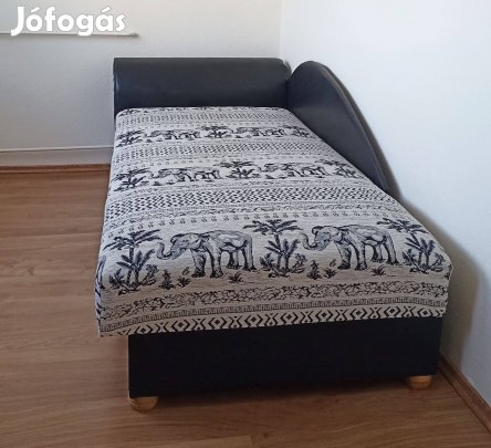 Sarokágy, heverő, mondhatni új, fél áron, ágyneműtartós