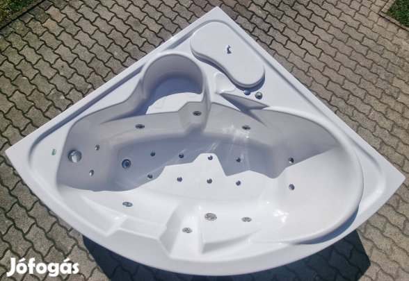 Sarokkád jakuzzi/hidromasszázs funkcióval 160x160