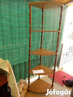 Sarokpolc, virágtartó