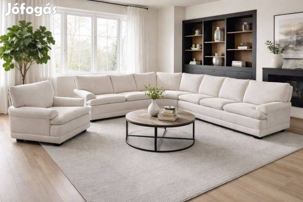 Sarokülőgarnitúra fotellel 285x345cm