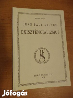 Sartre: Egzisztencializmus , Ritkaság!