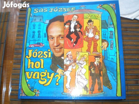 Sas József könyve és bakelit kislemez újszerű hibátlan egyben