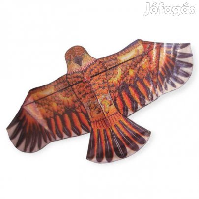 Sas mintás textil sárkányrepülő 40 m zsinórral 1x2 m