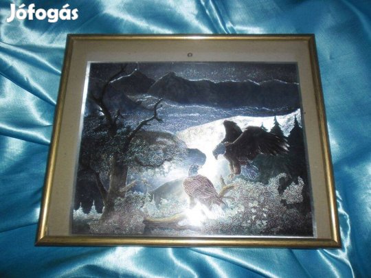 Sasok - csillámos falikép