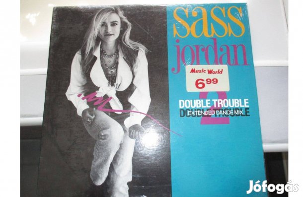 Sass Jordan Double Trouble bakelit hanglemez eladó