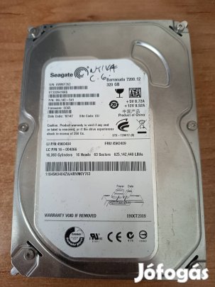 Sáta 320gb barracuda 7200 Seagate